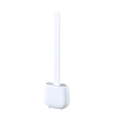 Retro siliconen toiletborstel en houder set (1 set)