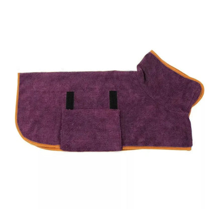 Huisdierenbadjas sneldrogende handdoek