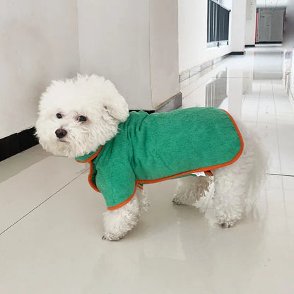 Huisdierenbadjas sneldrogende handdoek