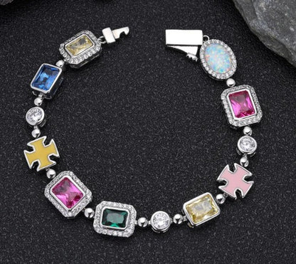 Vergulde Hip-Hop Edelsteen Ketting