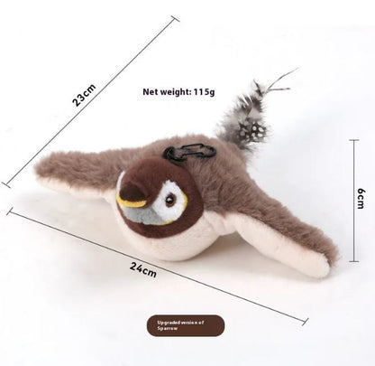 Wapperende Vogel Katten speeltje