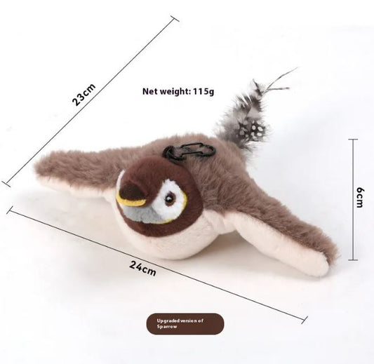 Wapperende Vogel Katten speeltje