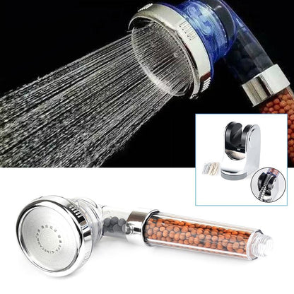 3-standen douchekop met waterfilter