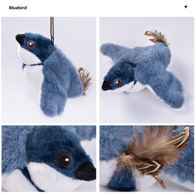 Wapperende Vogel Katten speeltje