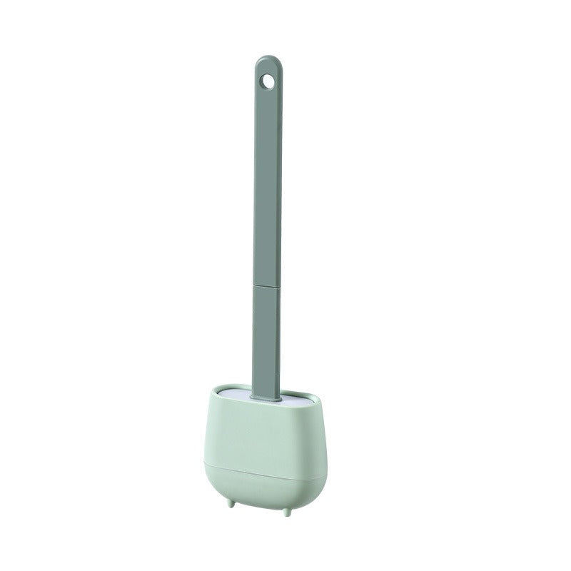 Retro siliconen toiletborstel en houder set (1 set)